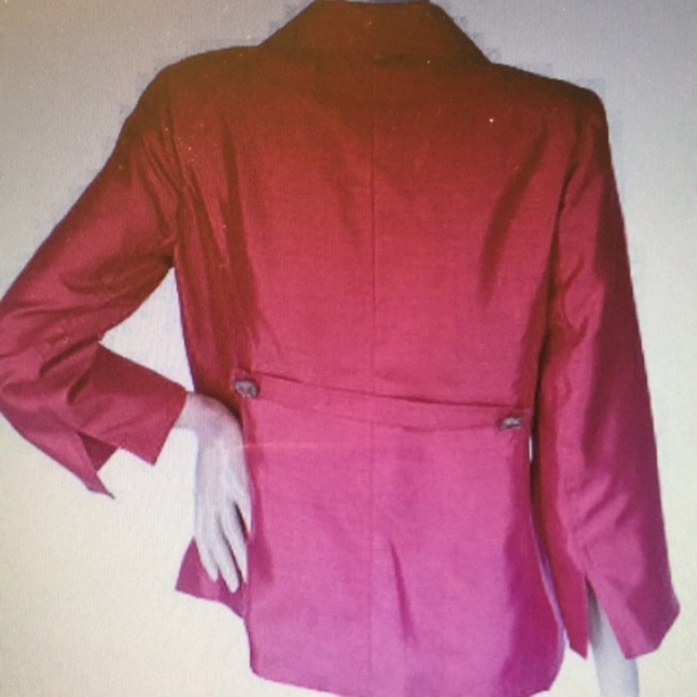 Susan Graver Cream Jacket - Picture 6 of 6